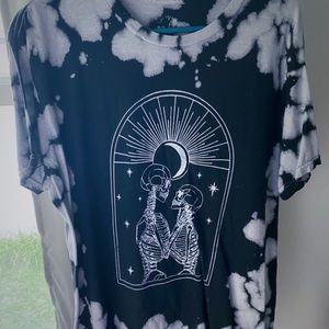 Lovers Card PacSun One Size Tee Tye Dye Womens 🖤